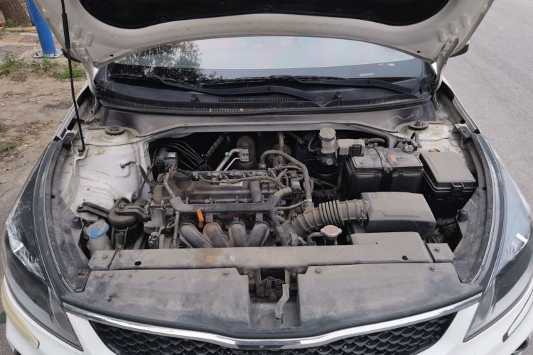 Used Kia K2 2017 Sedan 1.4L Manual Transmission GLS Engine Bay