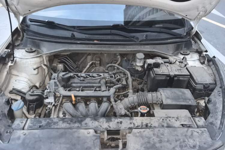 Used Kia K2 2017 Sedan 1.4L Automatic Transmission 15th Anniversary Special Edition GLS Engine Bay