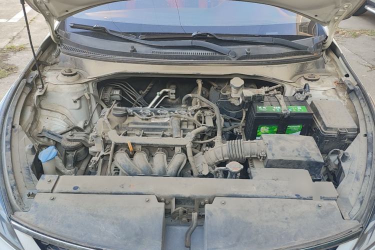 Used Kia K2 2017 Sedan 1.4L Manual Transmission GLS Engine Bay