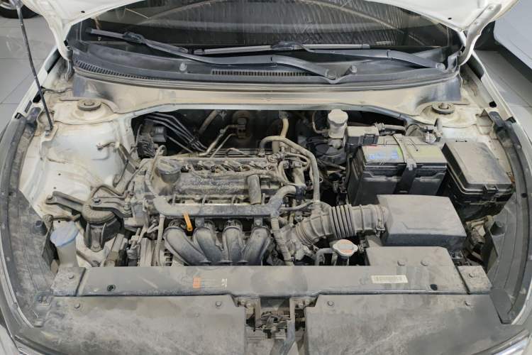 Used Kia K2 2017 Sedan 1.4L Manual Transmission GLS Engine Bay