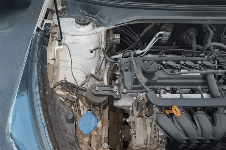 Used Kia K2 2017 Sedan 1.4L Manual Transmission GLS Engine Bay Right