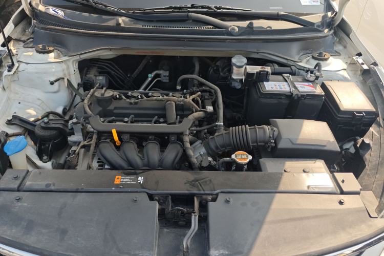 Used Kia K2 2017 Sedan 1.4L Automatic Transmission 15th Anniversary Special Edition GLS Engine Bay