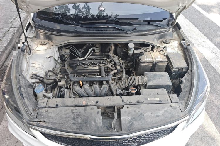 Used Kia K2 2017 Sedan 1.4L Manual Transmission GLS Engine Bay