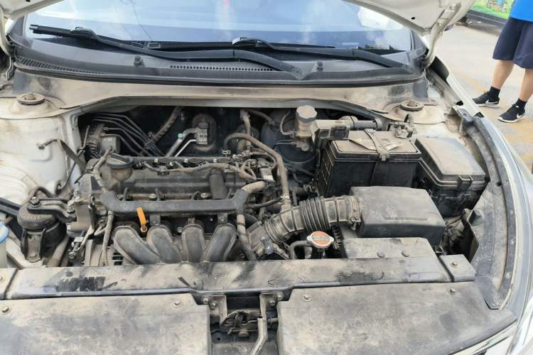 Used Kia K2 2017 Sedan 1.4L Automatic Transmission 15th Anniversary Special Edition GLS Engine Bay