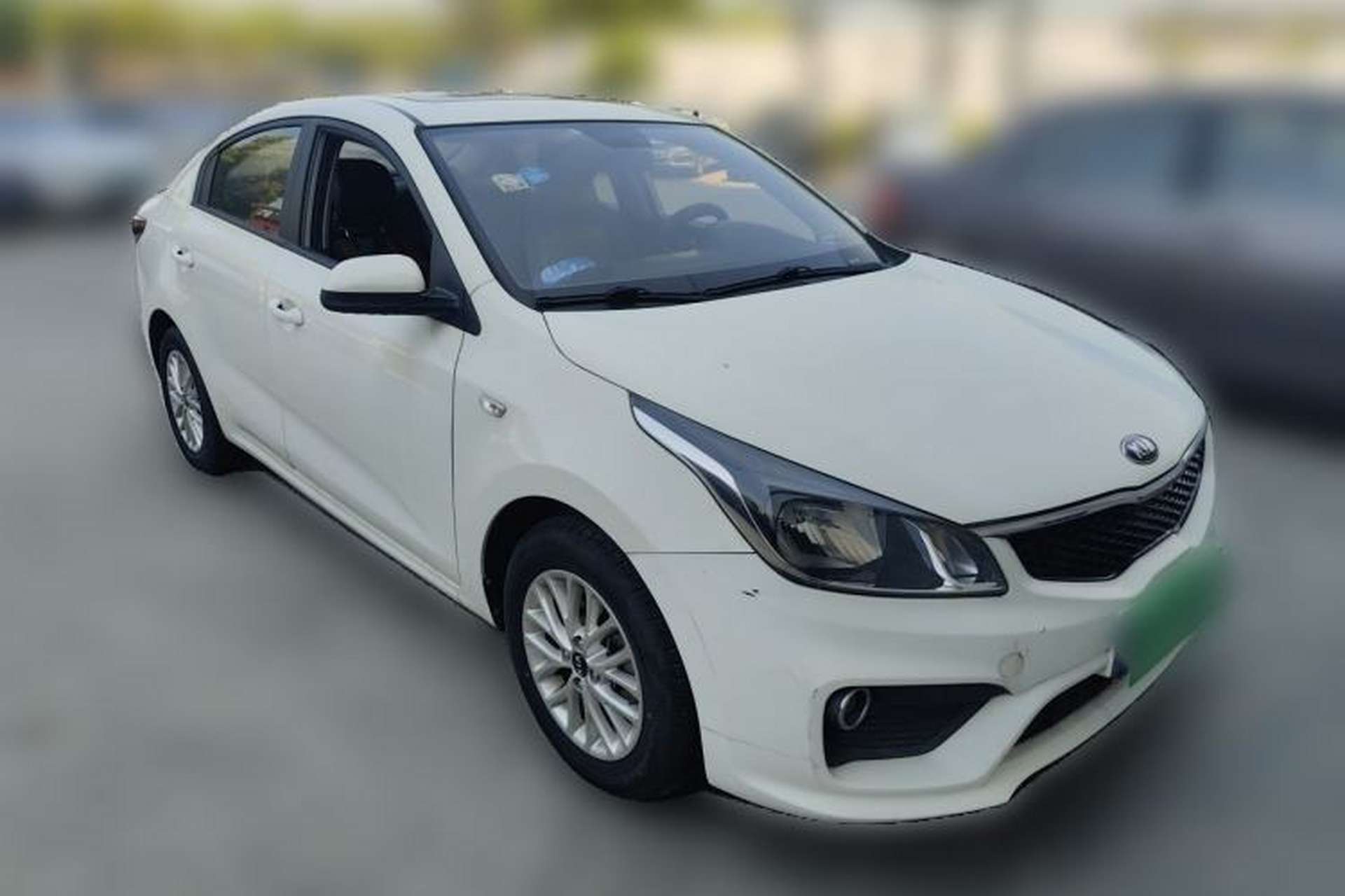 Used Kia K2 2017 Sedan 1.4L Manual Transmission 15th Anniversary Special Edition GLS Exterior 2