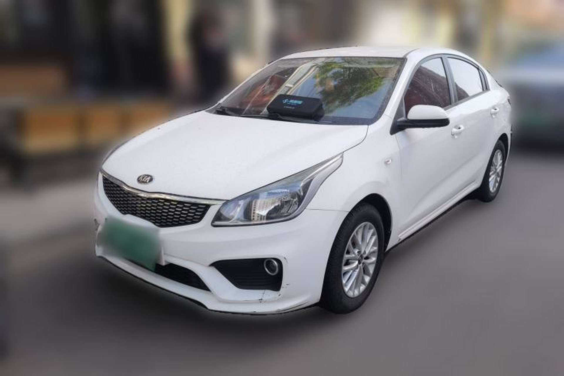 Used Kia K2 2017 Sedan 1.4L Automatic GLS Front Left 45 Deg