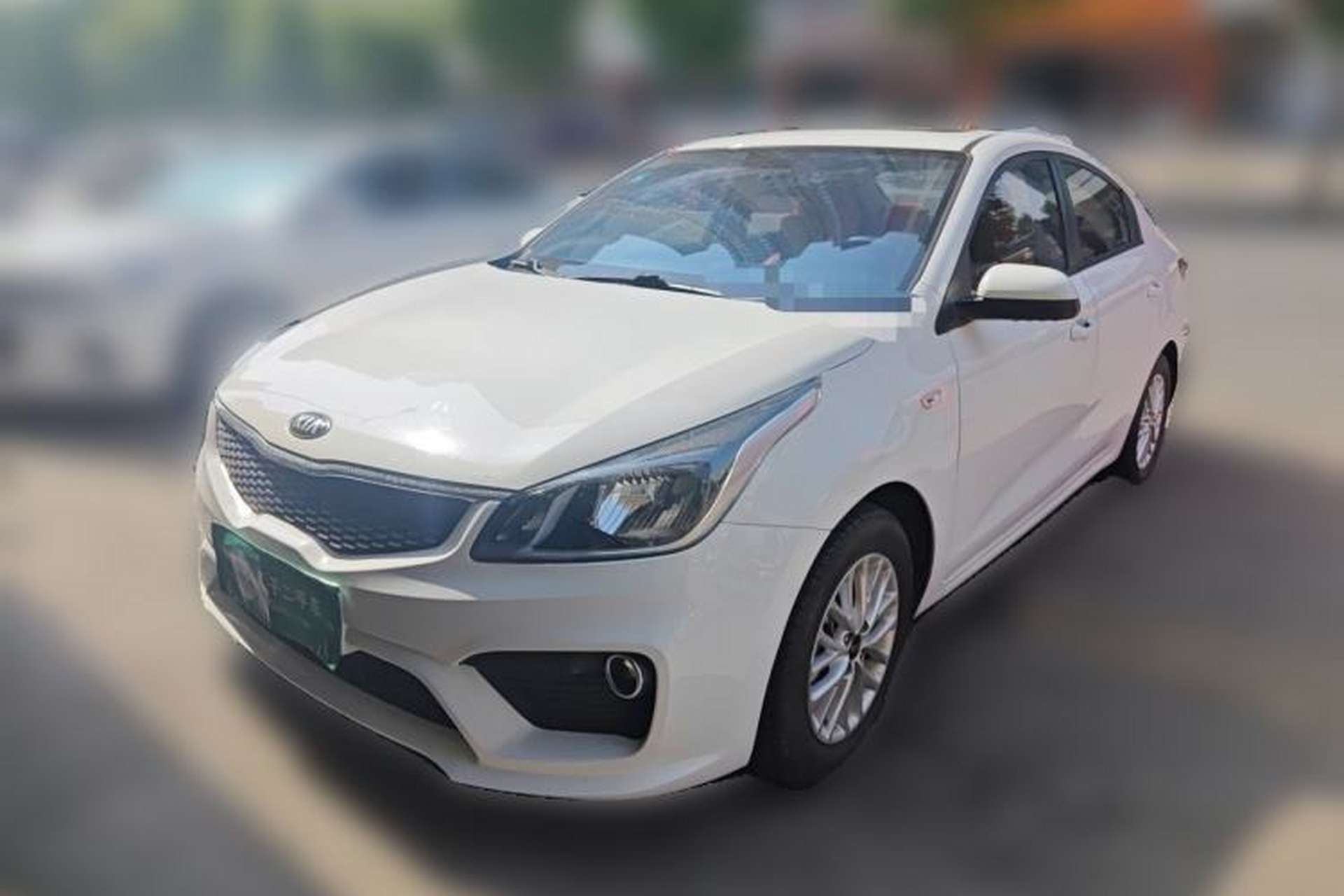 Used Kia K2 2017 Sedan 1.4L Automatic GLS Front Left 45 Deg