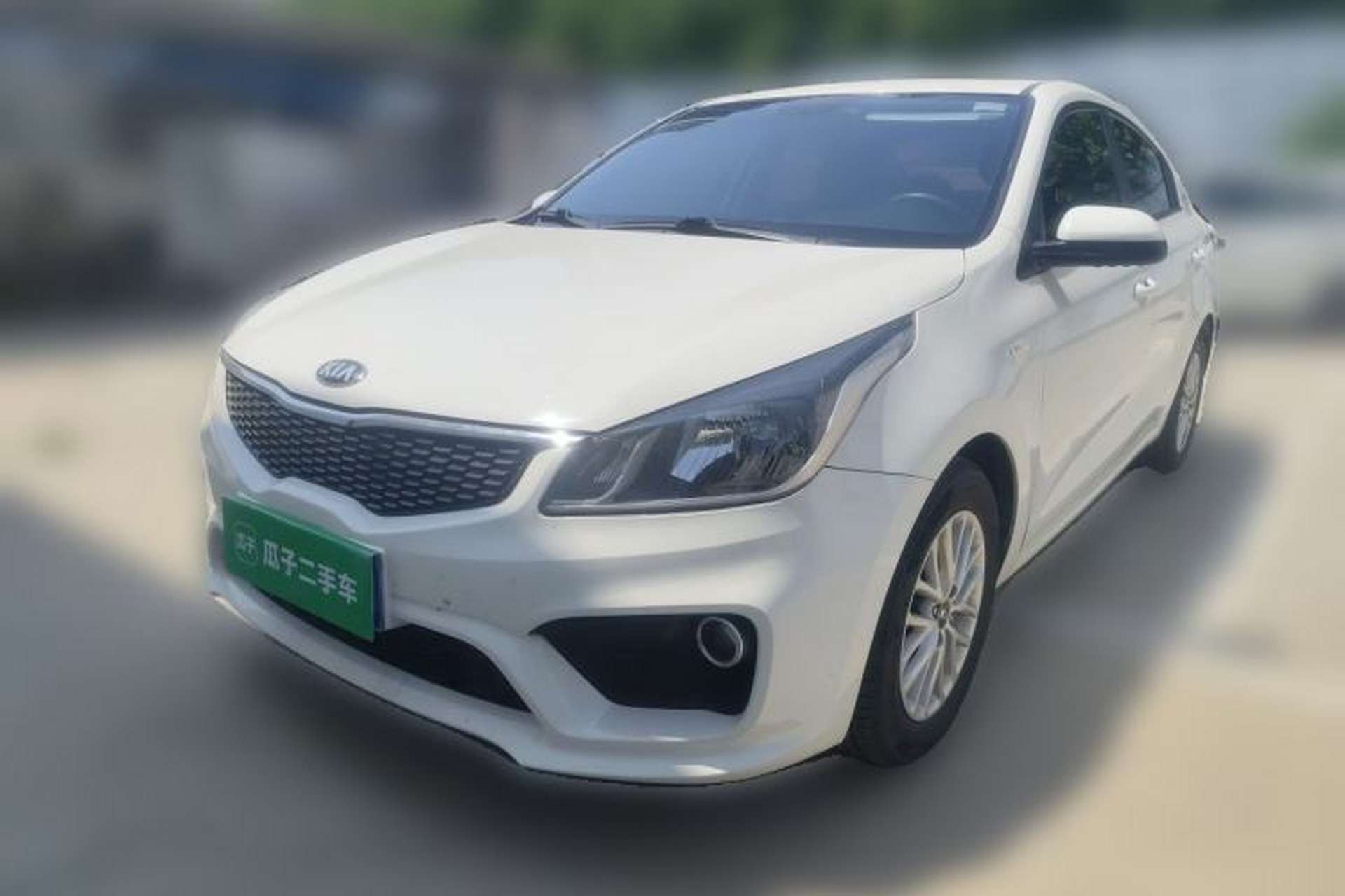 Used Kia K2 2017 Sedan 1.4L Automatic Transmission 15th Anniversary Special Edition GLS Front Left 45 Deg