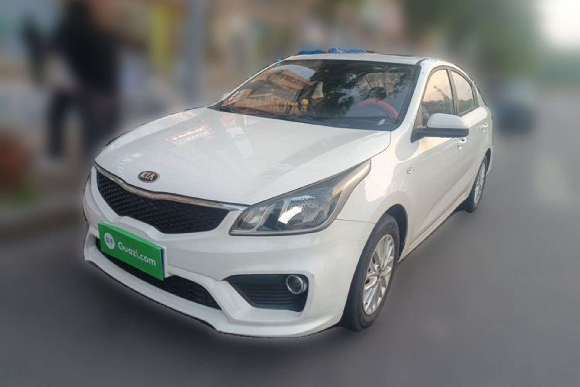 Used Kia K2 2017 Sedan 1.4L Manual Transmission GLS Front Left 45 Deg