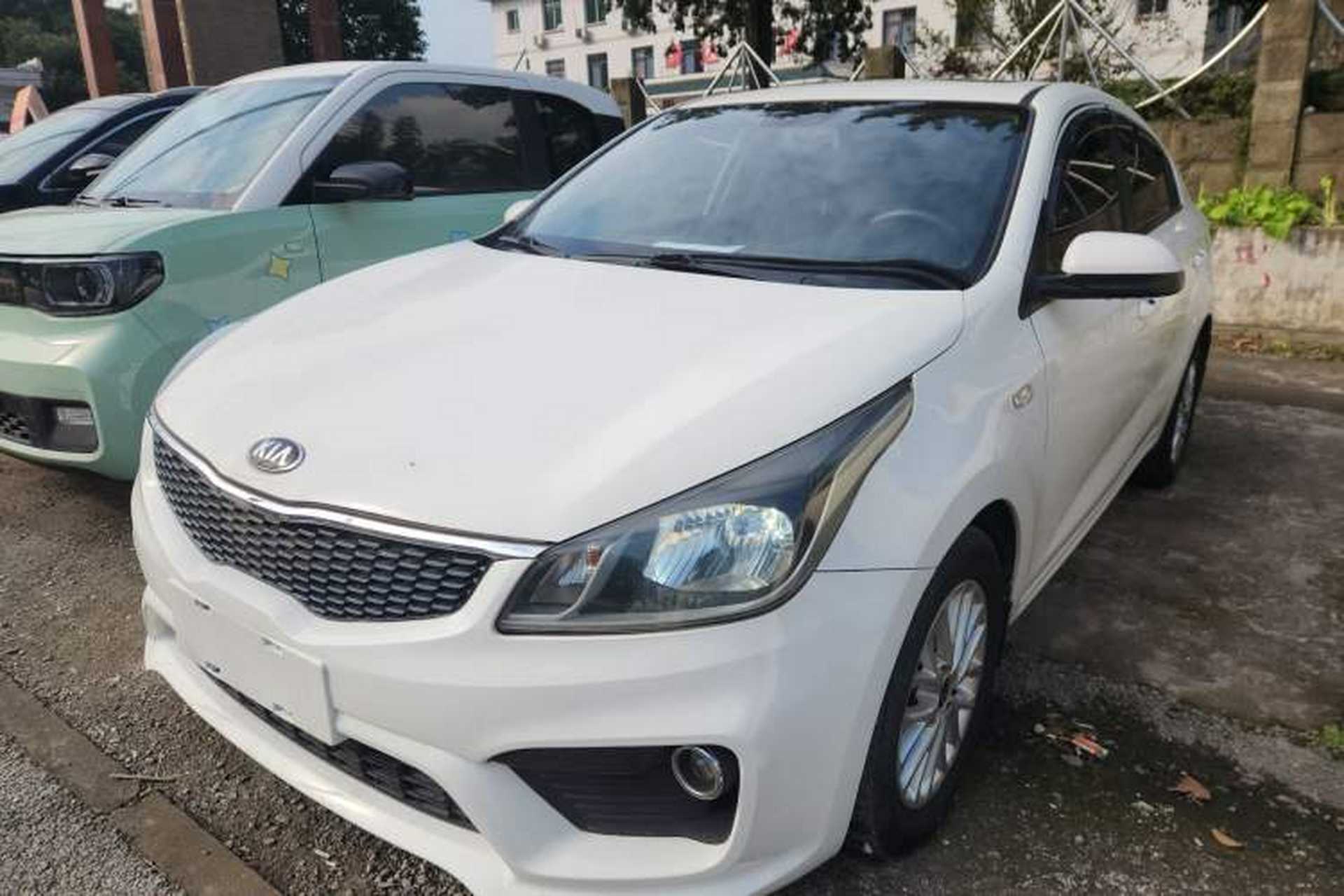 Used Kia K2 2017 Sedan 1.4L Automatic GLS Front Left 45 Deg