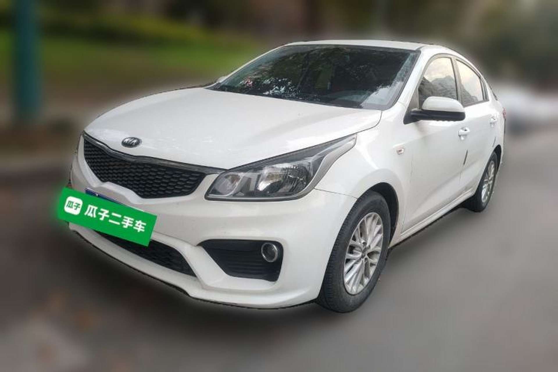 Used Kia K2 2017 Sedan 1.4L Automatic GLS Front Left 45 Deg