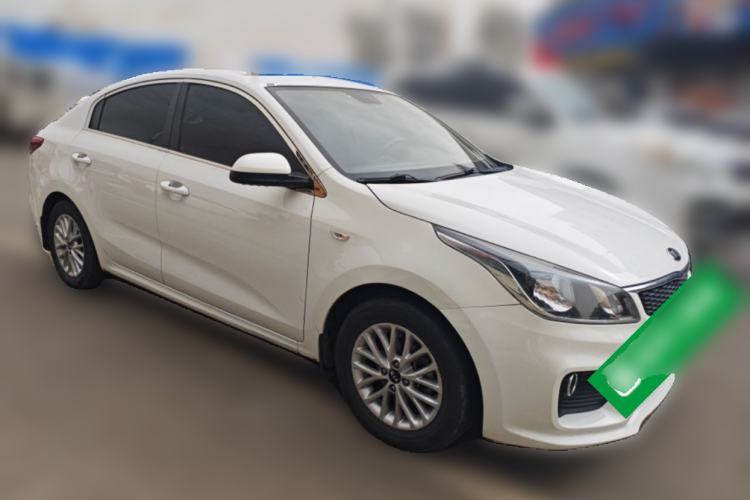 Used Kia K2 2017 Sedan 1.4L Automatic Transmission 15th Anniversary Special Edition GLS Front Right 45 Deg
