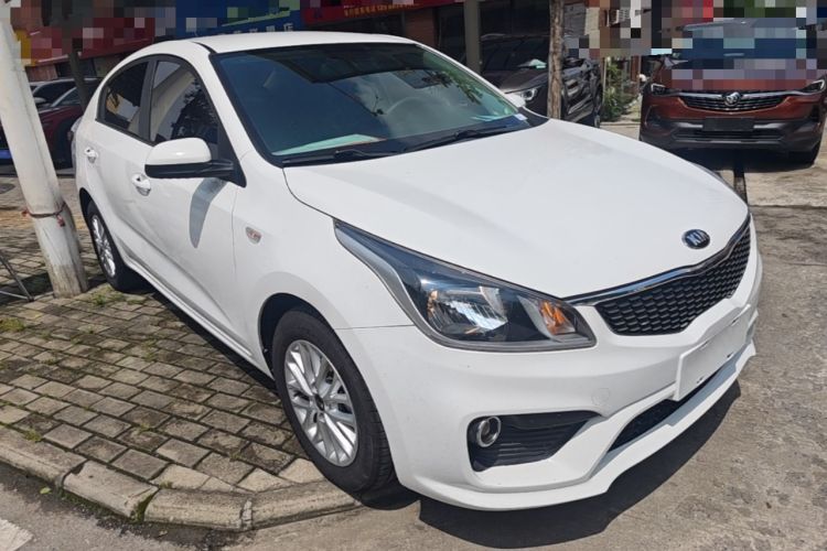Used Kia K2 2017 Sedan 1.4L Automatic GLS Front Right 45 Deg