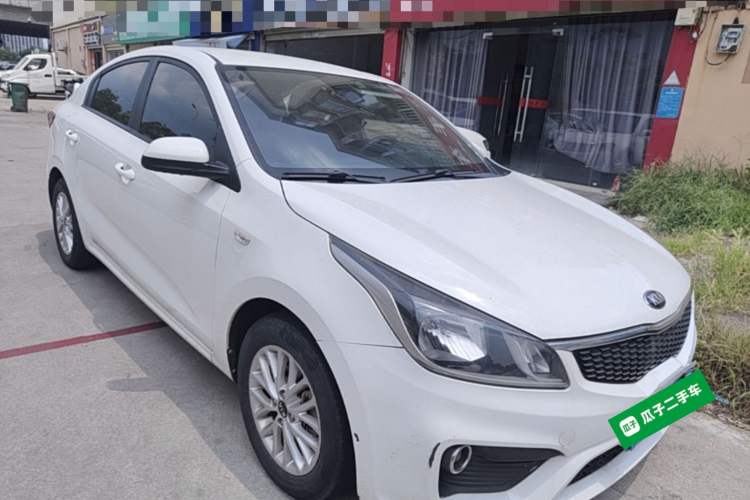Used Kia K2 2017 Sedan 1.4L Automatic GLS Front Right 45 Deg