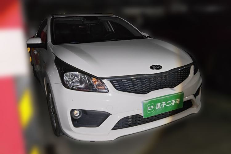 Used Kia K2 2017 Sedan 1.4L Automatic Transmission 15th Anniversary Special Edition GLS Front Right 45 Deg