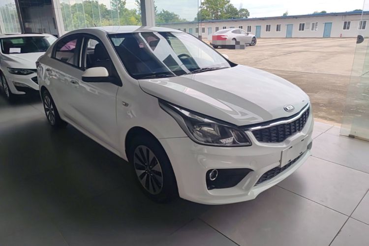 Used Kia K2 2017 Sedan 1.4L Automatic GLS Front Right 45 Deg
