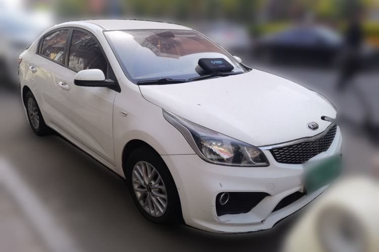 Used Kia K2 2017 Sedan 1.4L Automatic GLS Front Right 45 Deg