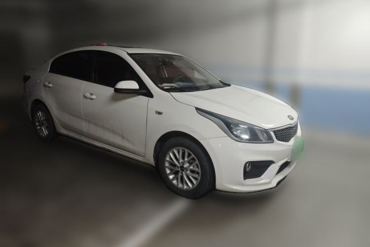 Used Kia K2 2017 Sedan 1.4L Automatic Transmission 15th Anniversary Special Edition GLS Front Right 45 Deg