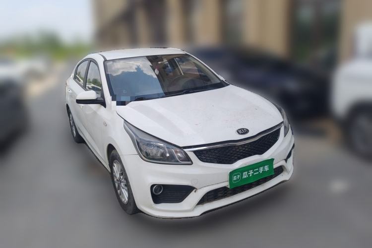 Used Kia K2 2017 Sedan 1.4L Manual Transmission GL Front Right 45 Deg