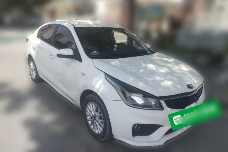 Used Kia K2 2017 Sedan 1.4L Manual Transmission GLS Front Right 45 Deg
