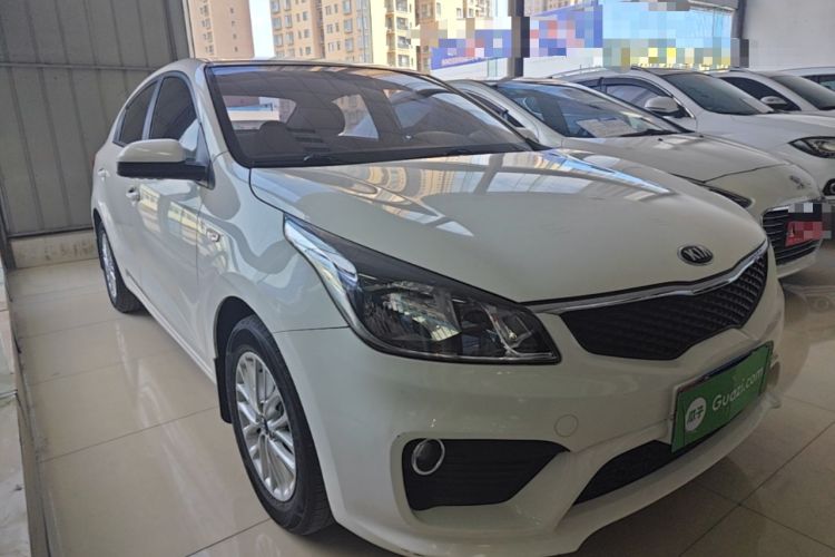 Used Kia K2 2017 Sedan 1.4L Manual Transmission 15th Anniversary Special Edition GLS Front Right 45 Deg