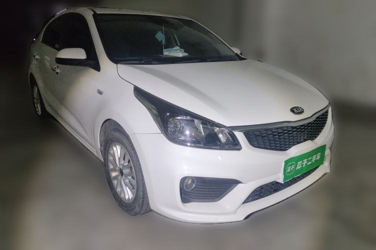 Used Kia K2 2017 Sedan 1.4L Automatic Transmission 15th Anniversary Special Edition GLS Front Right 45 Deg