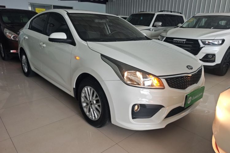 Used Kia K2 2017 Sedan 1.4L Automatic GLS Front Right 45 Deg