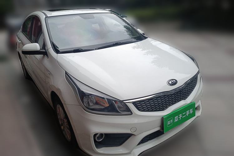 Used Kia K2 2017 Sedan 1.4L Automatic GLS Front Right 45 Deg