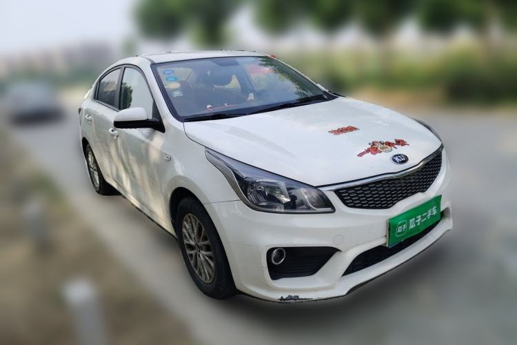 Used Kia K2 2017 Sedan 1.4L Automatic GLS Front Right 45 Deg
