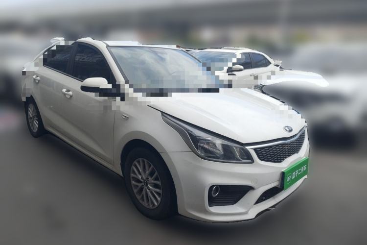 Used Kia K2 2017 Sedan 1.4L Automatic GLS Front Right 45 Deg