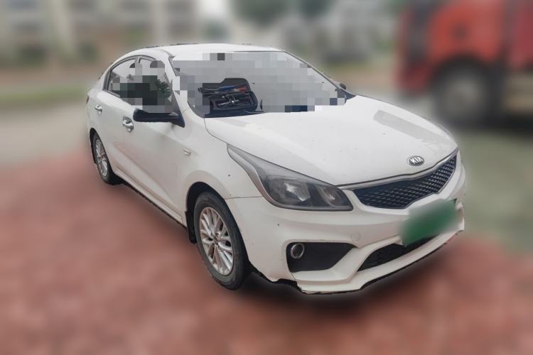 Used Kia K2 2017 Sedan 1.4L Manual Transmission GLS Front Right 45 Deg