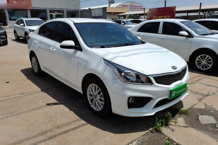 Used Kia K2 2017 Sedan 1.4L Automatic GLS Front Right 45 Deg
