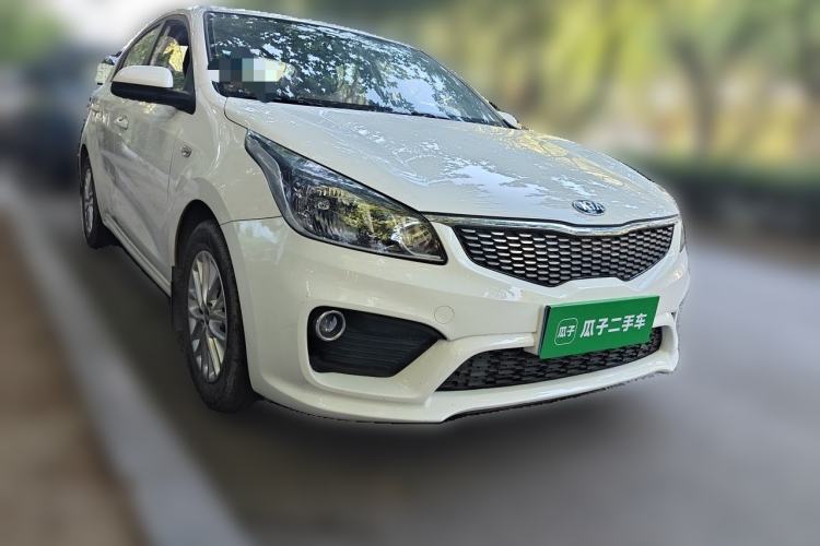Used Kia K2 2017 Sedan 1.4L Automatic Transmission 15th Anniversary Special Edition GLS Front Right 45 Deg