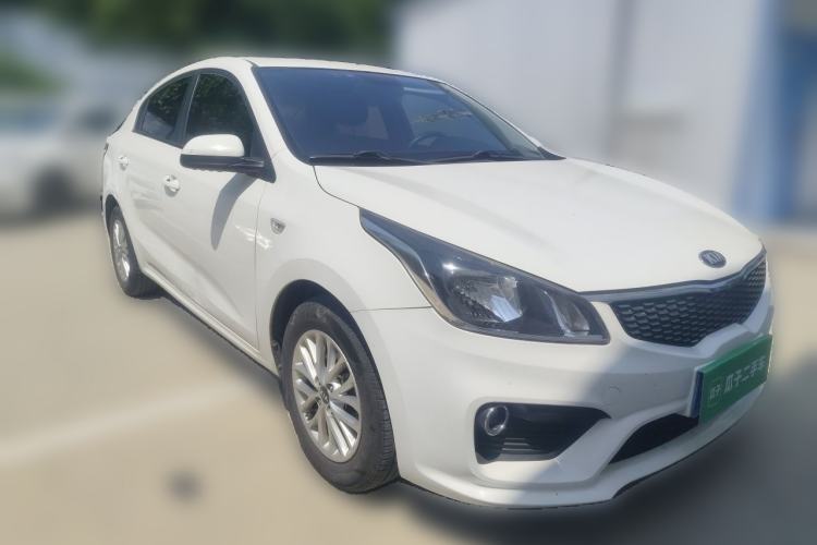 Used Kia K2 2017 Sedan 1.4L Automatic Transmission 15th Anniversary Special Edition GLS Front Right 45 Deg
