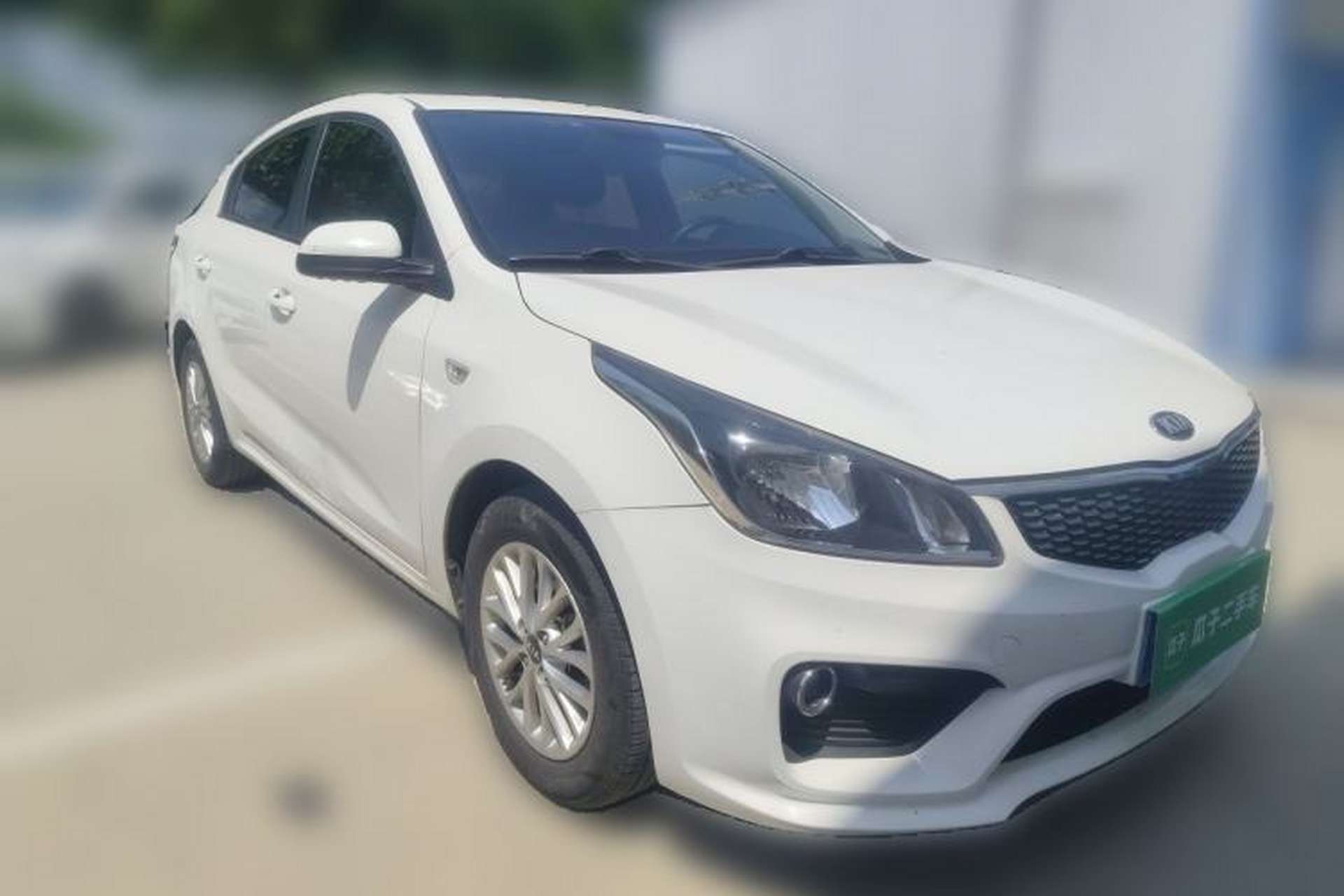 Used Kia K2 2017 Sedan 1.4L Automatic Transmission 15th Anniversary Special Edition GLS Front Right 45 Deg