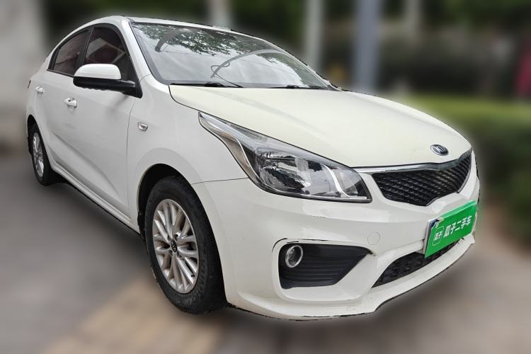 Used Kia K2 2017 Sedan 1.4L Manual Transmission 15th Anniversary Special Edition GLS Front Right 45 Deg