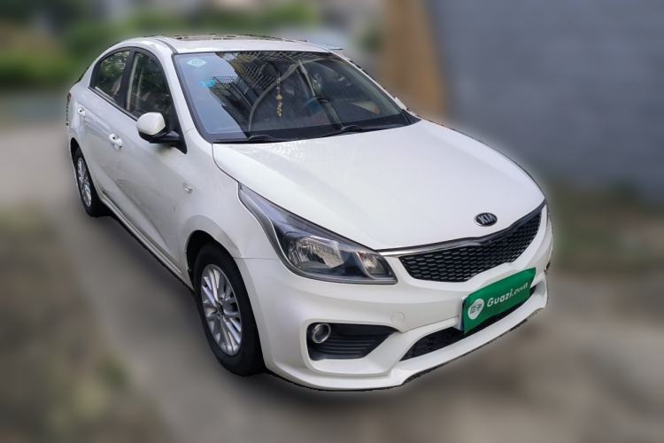 Used Kia K2 2017 Sedan 1.4L Automatic GLS Front Right 45 Deg