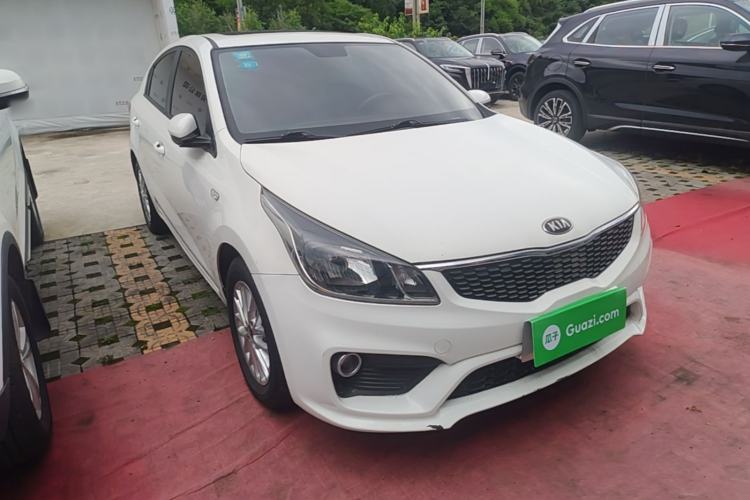 Used Kia K2 2017 Sedan 1.4L Automatic Transmission 15th Anniversary Special Edition GLS Front Right 45 Deg
