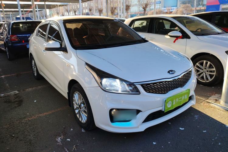 Used Kia K2 2017 Sedan 1.4L Automatic GLS Front Right 45 Deg