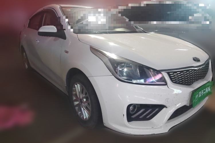 Used Kia K2 2017 Sedan 1.4L Automatic GLS Front Right 45 Deg