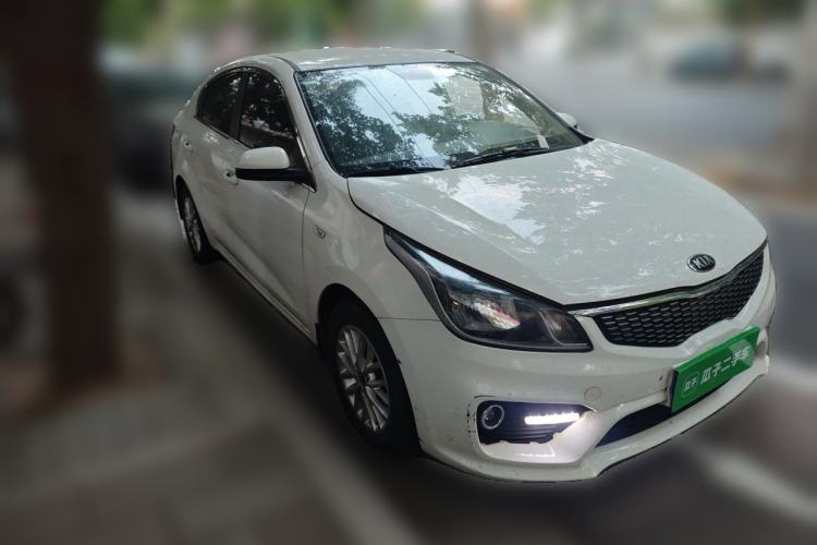 Used Kia K2 2017 Sedan 1.4L Automatic GLS Front Right 45 Deg