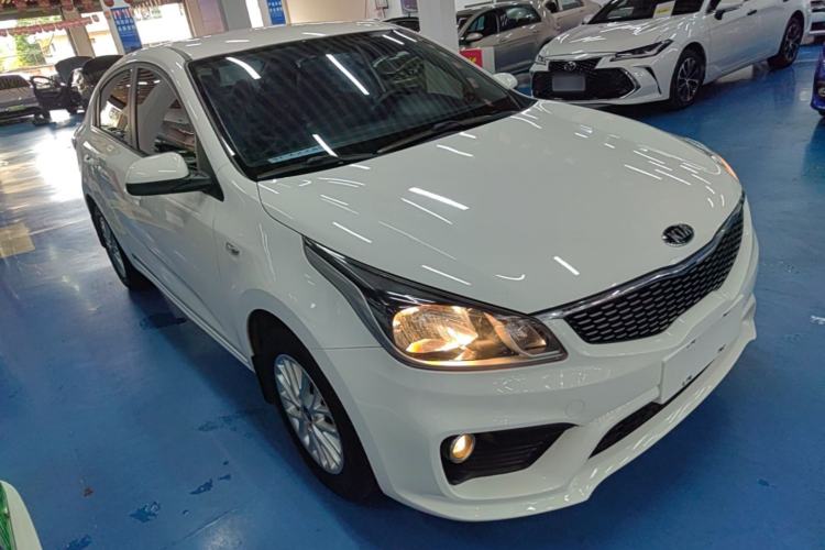 Used Kia K2 2017 Sedan 1.4L Automatic GLS Front Right 45 Deg
