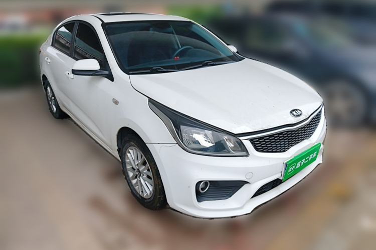 Used Kia K2 2017 Sedan 1.4L Automatic GLS Front Right 45 Deg