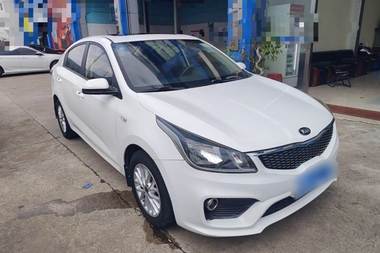 Used Kia K2 2017 Sedan 1.4L Automatic GLS Front Right 45 Deg