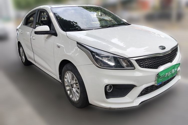Used Kia K2 2017 Sedan 1.4L Manual Transmission GLS Front Right 45 Deg