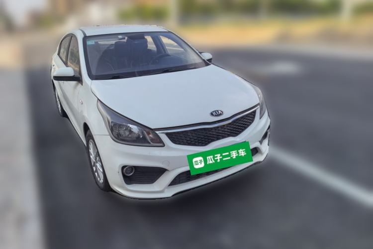 Used Kia K2 2017 Sedan 1.4L Manual Transmission GLS Front Right 45 Deg