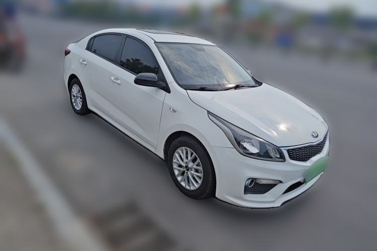 Used Kia K2 2017 Sedan 1.4L Automatic GLS Front Right 45 Deg