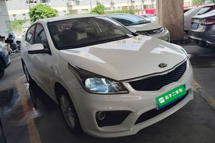 Used Kia K2 2017 Sedan 1.4L Manual Transmission GLS Front Right 45 Deg
