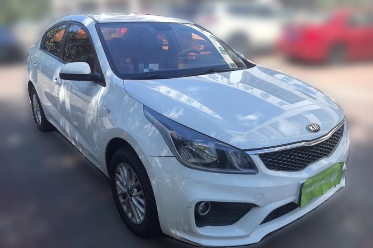 Used Kia K2 2017 Sedan 1.4L Manual Transmission GLS Front Right 45 Deg
