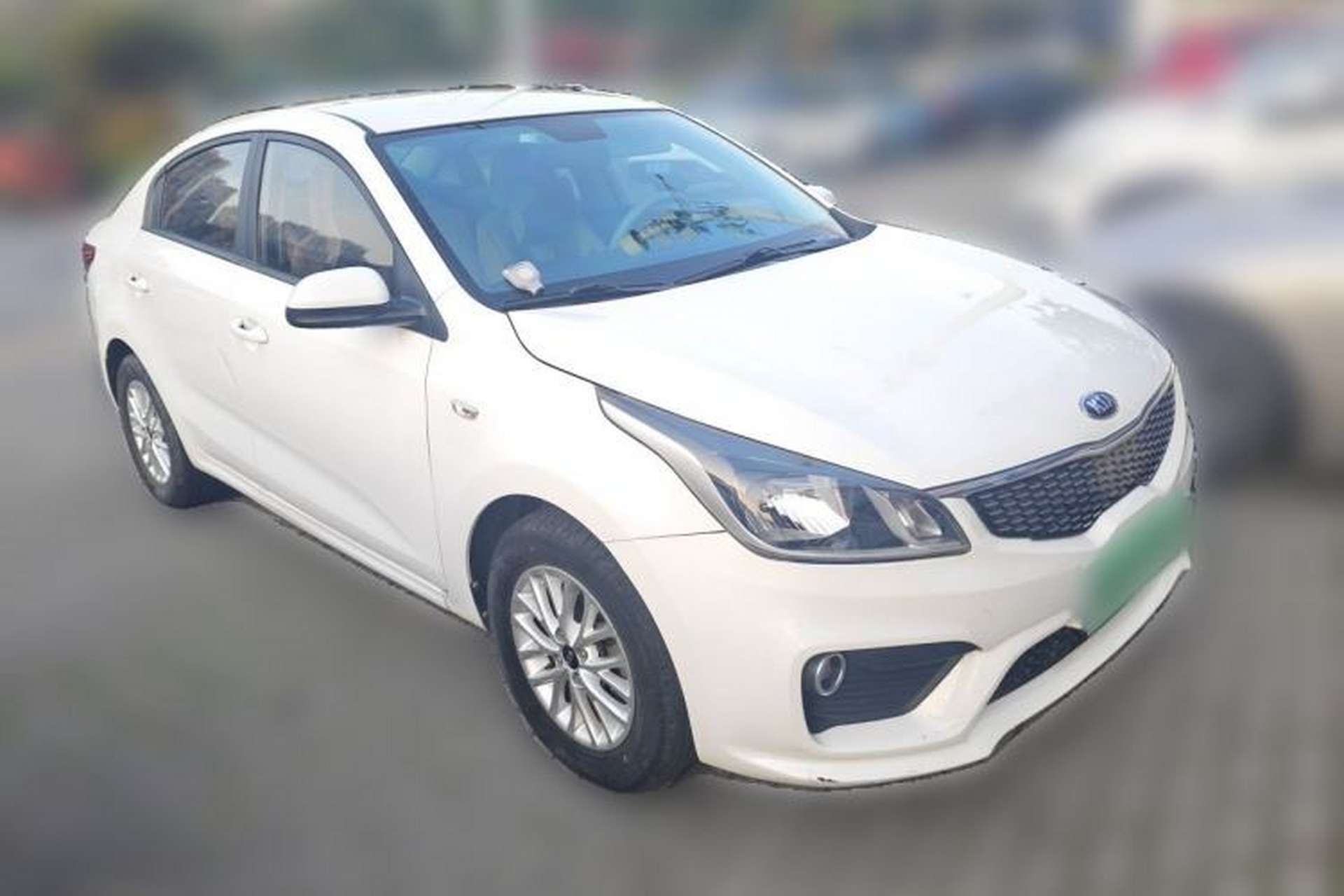 Used Kia K2 2017 Sedan 1.4L Automatic GLS Front Right 45 Deg
